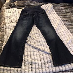Dark wash Old Navy maternity jeans